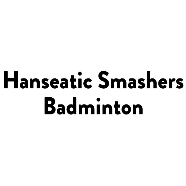 Hanseatic Smashers Badminton Schriftzug