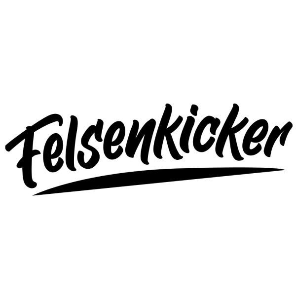 Felsenkicker Schriftzug