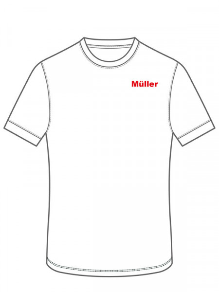 Spielername 2,5cm TSV Vellmar