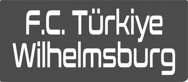 Schriftzug FC Türkiye Wilhelmsburg