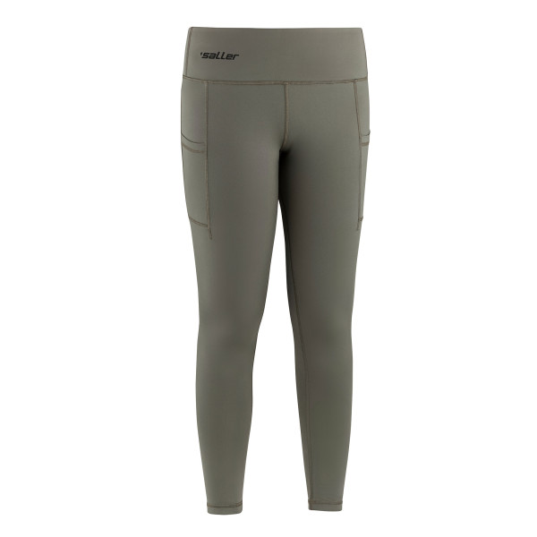 saller Damen Leggings Long mit Taschen