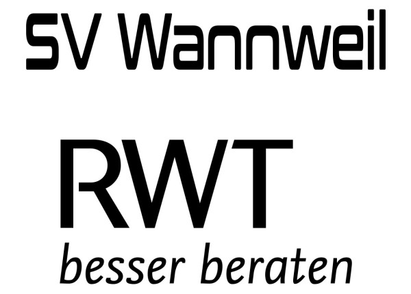 SV Wannweil Schriftzug + RWT