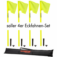 SALLER 4ER ECKFAHNEN-SET MIT TASCHE SALLER 4ER ECKFAHNEN-SET MIT TASCHE