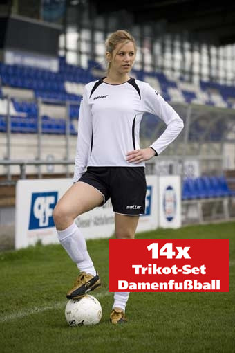 14er-Trikot-Set Damenfußball »sallerVenus« langarm