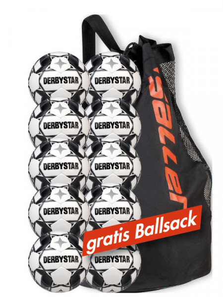 Derbystar Ballpaket »Apus TT V20« mit Ballsack