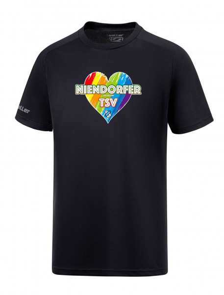 saller T-Shirt s.Basic Niendorfer TSV Regenbogen Herz