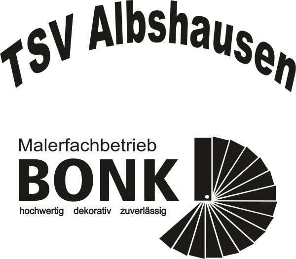 TSV Albshausen + Bonk Schriftzug