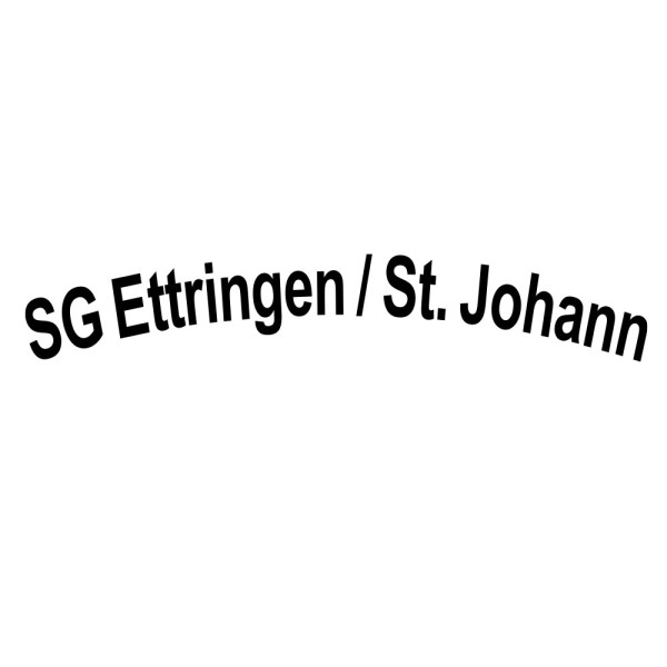 SG Ettringen / St. Johann Schriftzug gebogen