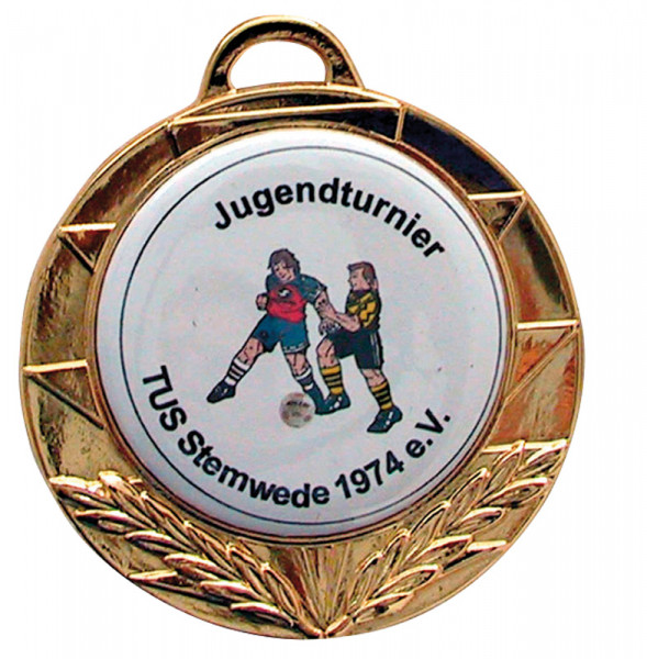 Saller Medaille Individuell gold (ab 25 Stück)