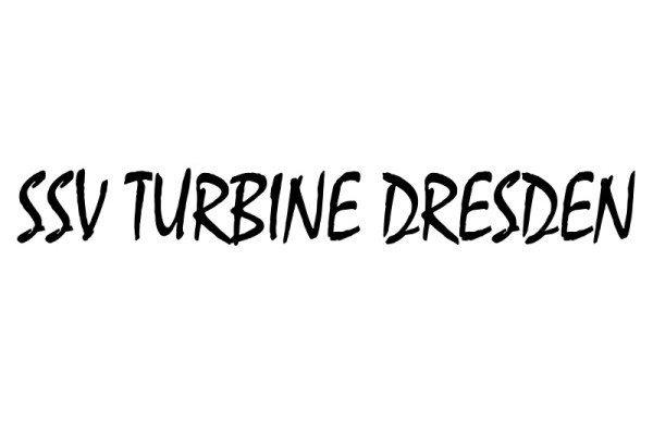 SV Turbine Dresden Schriftzug