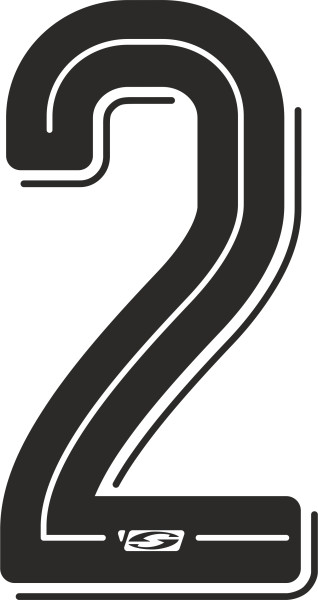 Rückennummer S-Core 24,5cm