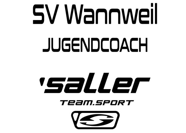 SV Wannweil Schriftzug + Jugendcoach + saller