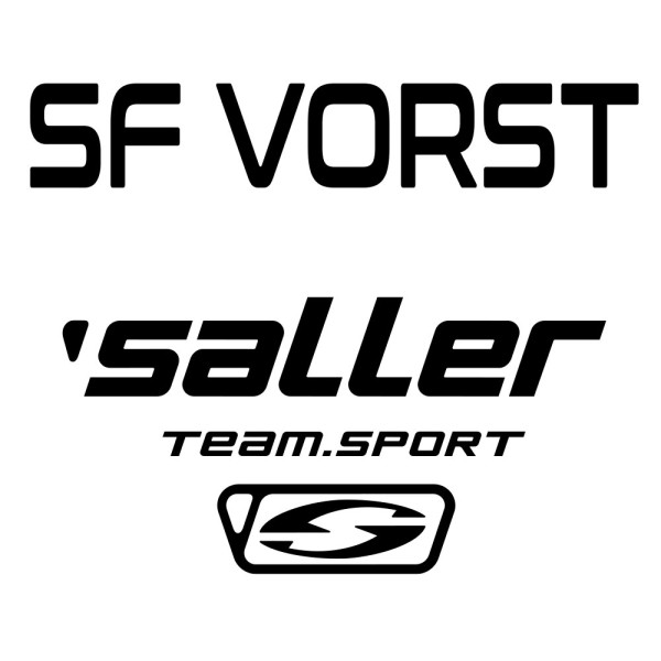 SF Vorst Schriftzug + saller (Flock)