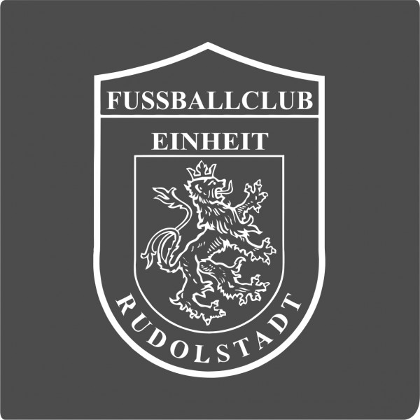 Wappen einfarbig FC Einheit Rudolstadt
