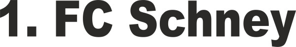 Schriftzug 1. FC Schney
