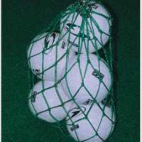 Ballnetz mit Metallringen  Ballnetz mit Metallringen