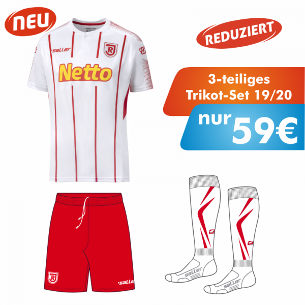 SSV Jahn Regensburg Trikot Set 3-teilig 2019/2020