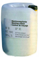 Spezialfarbe für Naß-Markierungswagen Spezialfarbe für Naß-Markierungswagen