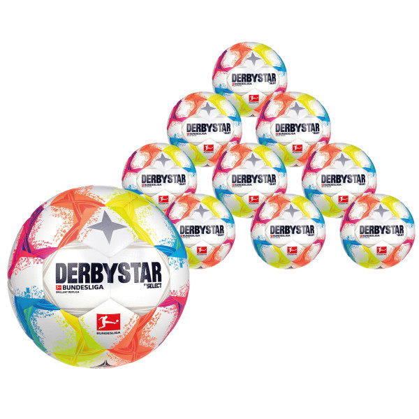 Ballpaket Derbystar Trainingsball Bundesliga Brillant Replica v22