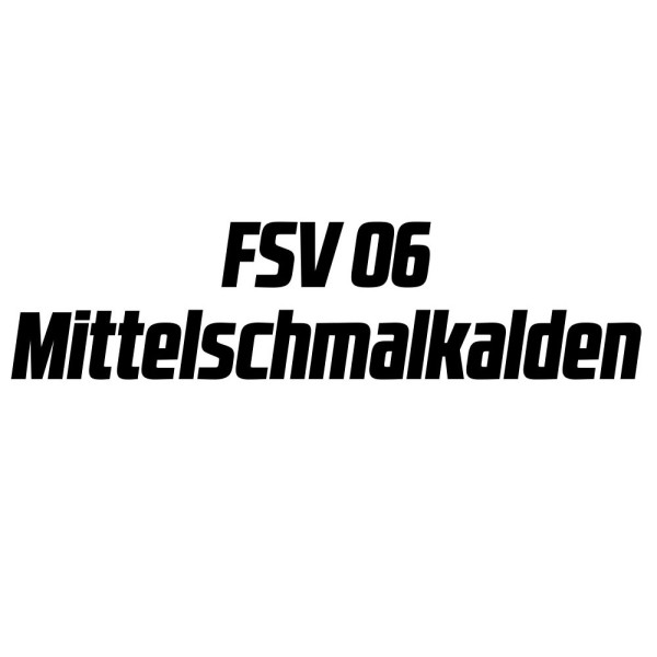 FSV 06 Mittelschmalkalden Schriftzug ohne Saller