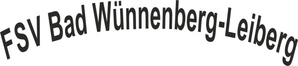 FSV Bad Wünnenberg-Leiberg Schriftzug - Flex