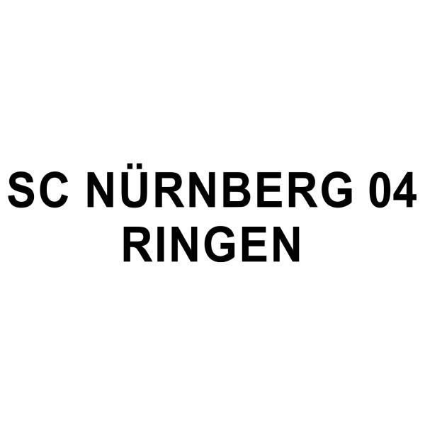 SC Nürnberg 04 Ringen Schriftzug