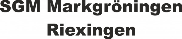 Schriftzug geradeSGM Markgröningen Riexingen
